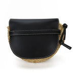 Loewe 329.13 U62 Mini Gate Shoulder Bag Diagonal Pochette Leather Raffia — view 2