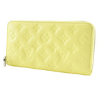 Louis Vuitton Zippy Wallet Coussin Lambskin Smiley Yellow Long — view 2