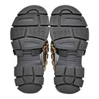 Gucci Flash Trek Bijou Sneakers Removable Silver — view 8