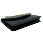 Celine Vintage Star Ball Logo Hardware Calf Leather Chain Shoulder Bag Pochette — view 8