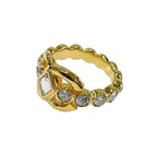 Chanel Ring Coco Mark Rhinestone — view 3