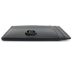 Gucci Card Case Double G Leather Black Small Everyday Use Men — view 5