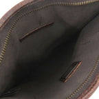 Fendi Zucca Pattern Vintage Sakosh Leather Brown Shoulder Bag 0463 — view 4
