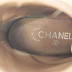 Chanel 10 AW Fur Short Boots Beige 36 — view 5