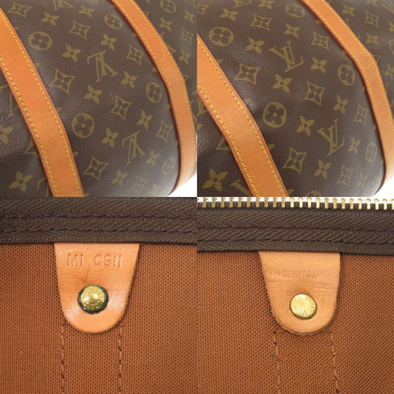Louis Vuitton Keepall 55 Monogram Canvas Brown Boston Bag — view 9