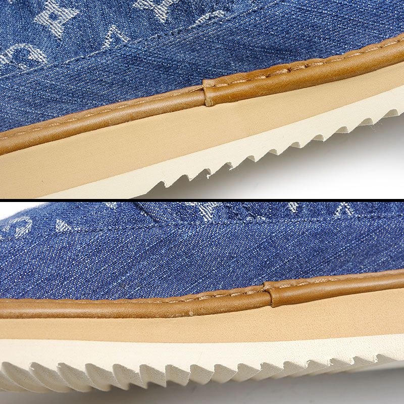 Louis Vuitton Cozy Line Ankle Boots Monogram Denim 8 — view 4