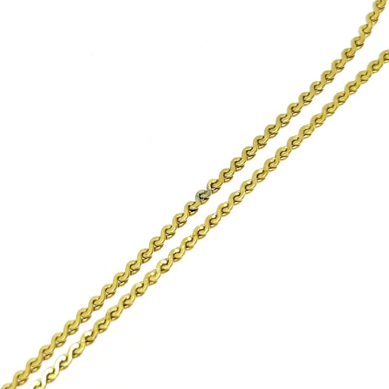 Christian Dior GP CD Logo Necklace Gold — view 6