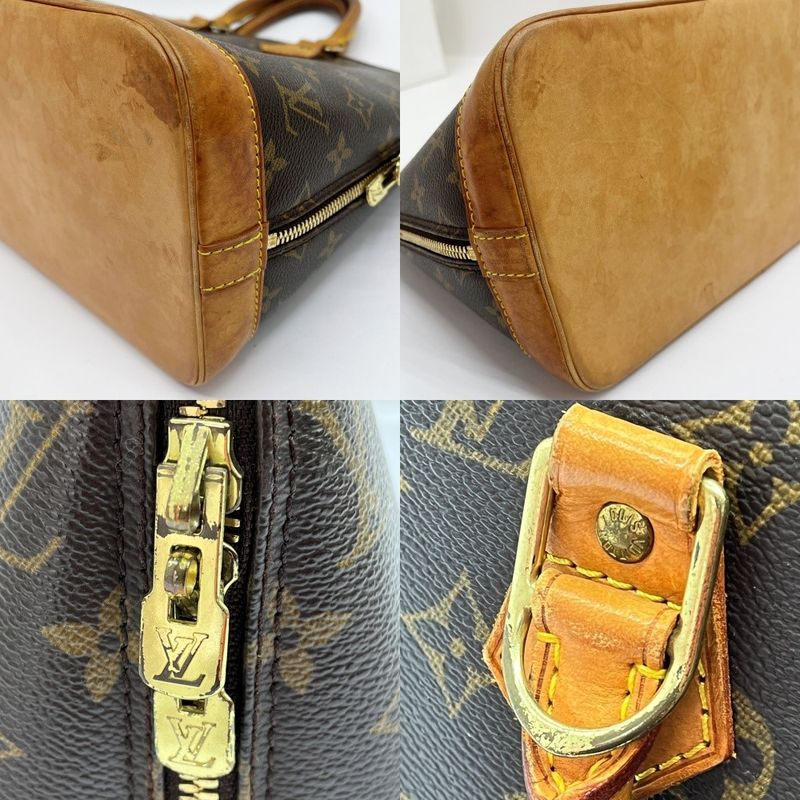Louis Vuitton Monogram Alma Bag Handbag Brown — view 8