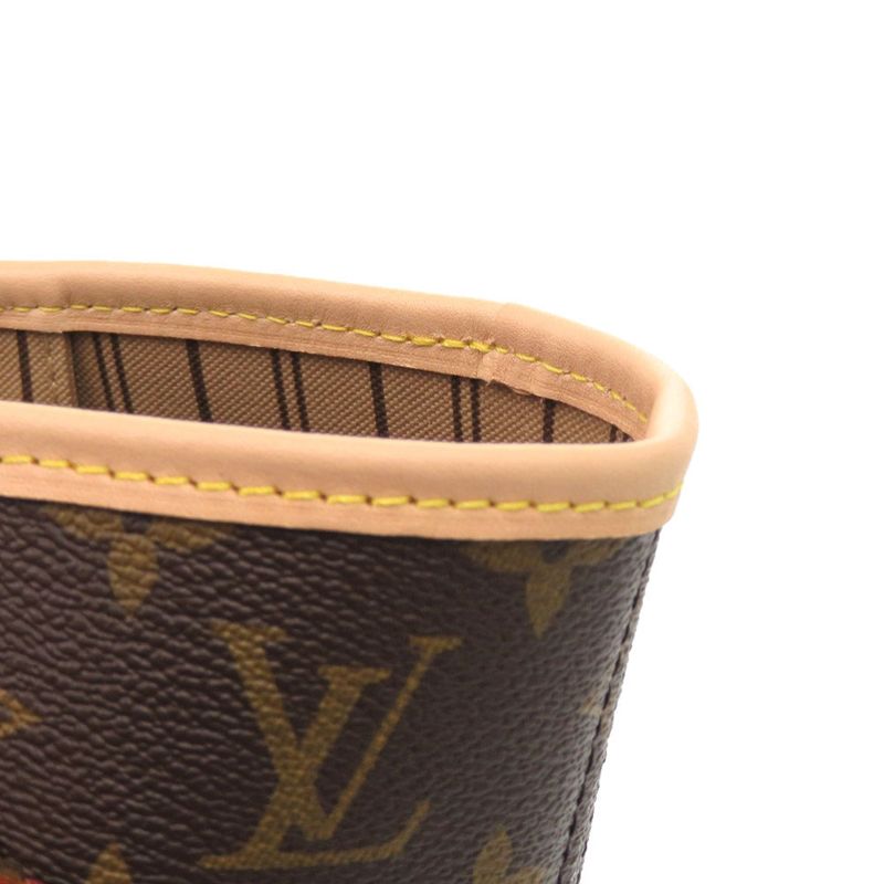 Louis Vuitton Current Neverfull MM Mon Monogram Tote Bag Camel Quartz — view 8