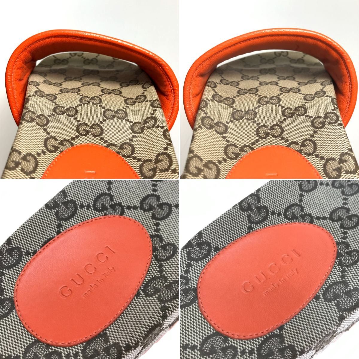 Gucci Sandals 37 Orange Brown — view 8
