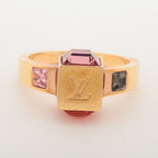 Louis Vuitton Burg Gamble Ring M GP And Rhinestone — view 5