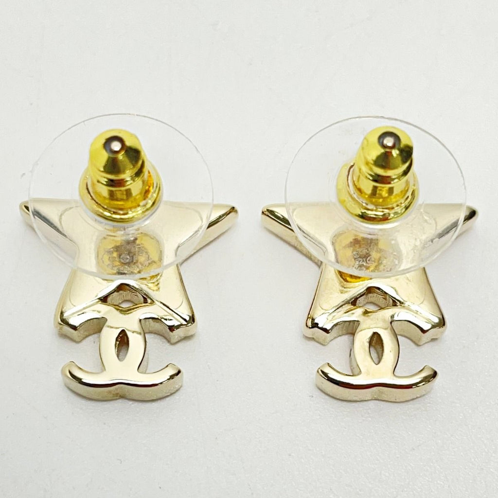 Chanel Gold Star Coco Mark GP Rhinestone Accessories — view 4
