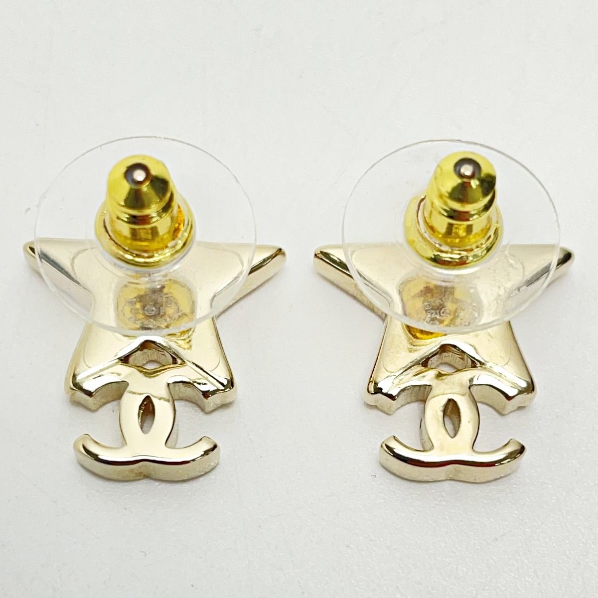 Chanel Gold Star Coco Mark GP Rhinestone Accessories — view 4