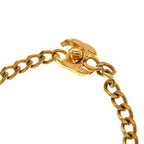 Chanel Turnlock Coco Mark 97 P Vintage Gold Chain Necklace Accessories 0200 — view 7