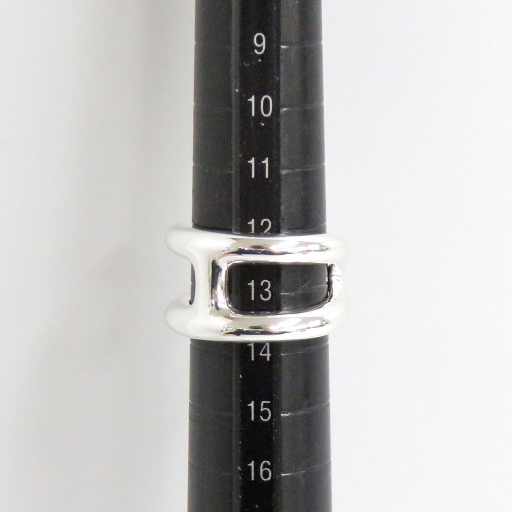 Hermes Ring Osmozu PM 53 no 13 AG 925 Hshape Silver 2022 — view 2