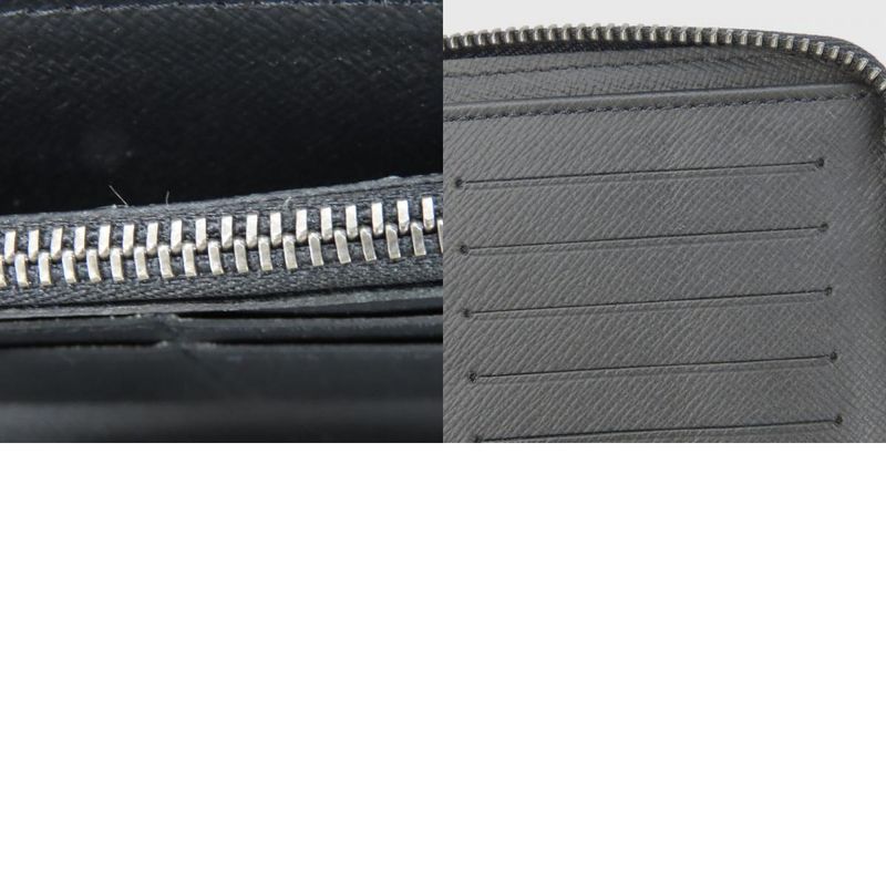 Louis Vuitton Long Wallet Zippy Vertical Monogram Eclipse Black — view 9