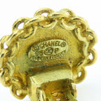 Chanel Earrings Coco Mark Metal Gold Accessories 95 P Plated — view 7
