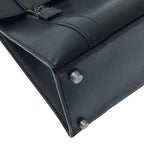 Hermes Drag 32 g Engraved Silver Hardware Handbag Black — view 7