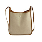 Hermes Vespa PM Toile Ash Buffalo Leather