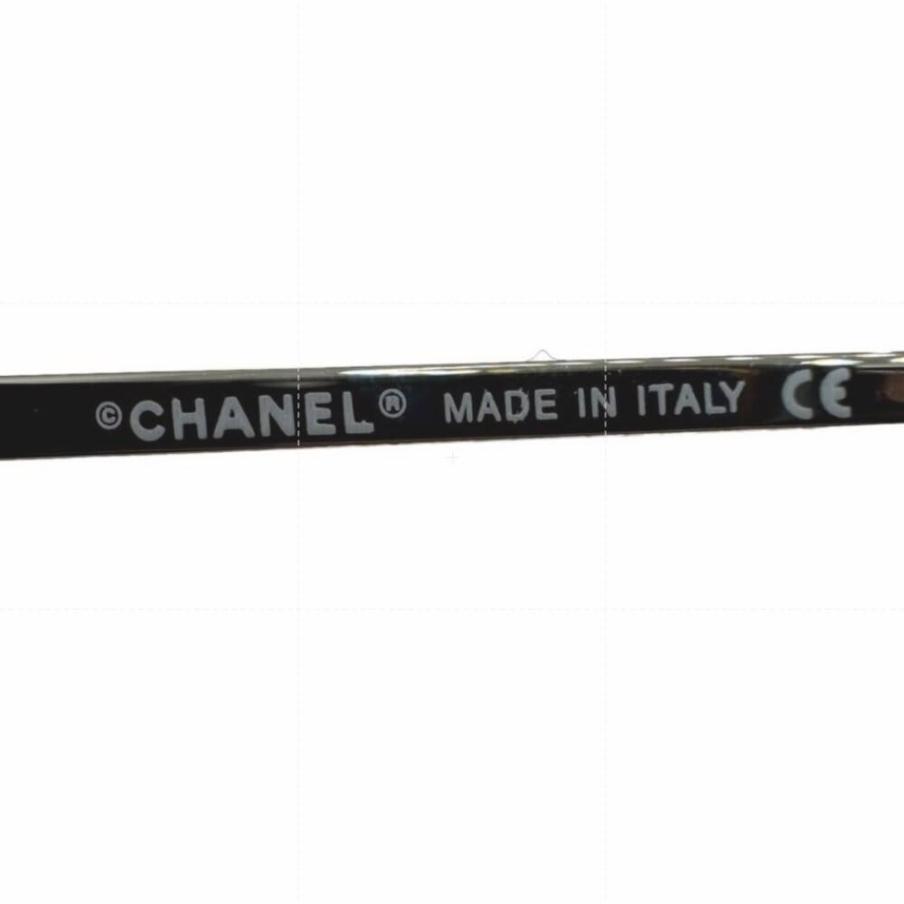 Chanel Vintage Sunglasses Rhinestone CC Logo Rimless Gradient Iridescent — view 9