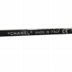Chanel Vintage Sunglasses Rhinestone CC Logo Rimless Gradient Iridescent — view 9