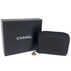 Chanel CC Vintage Caviar Timeless Coin Purse Pouch Key Chain Charm Bag — view 2