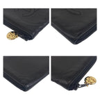 Chanel CC Vintage Caviar Timeless Coin Purse Pouch Key Chain Charm Bag — view 6