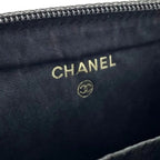 Chanel CC Vintage Caviar Timeless Coin Purse Pouch Key Chain Charm Bag — view 7