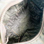 Fendi FF Vintage Zucca Canvas Mini Bag Small Handbag Tan Brown Y2 — view 8