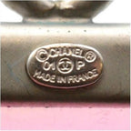 Chanel CC Logo 01 P Rubber Bracelet Pink Orange Jelly Bangle Cambon — view 8