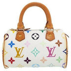 Louis Vuitton Mini Nano Speedy Monogram Multicolor Sac Bag HL White — view 5
