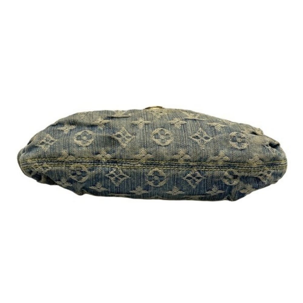 Louis Vuitton Denim Mini Pleaty Vintage Pouch Pochette Bag Monogram — view 6