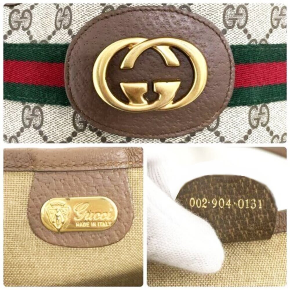Gucci GG Marmont Sherry Large Tote Canvas Ophidia Shoulder Bag Handbag — view 7