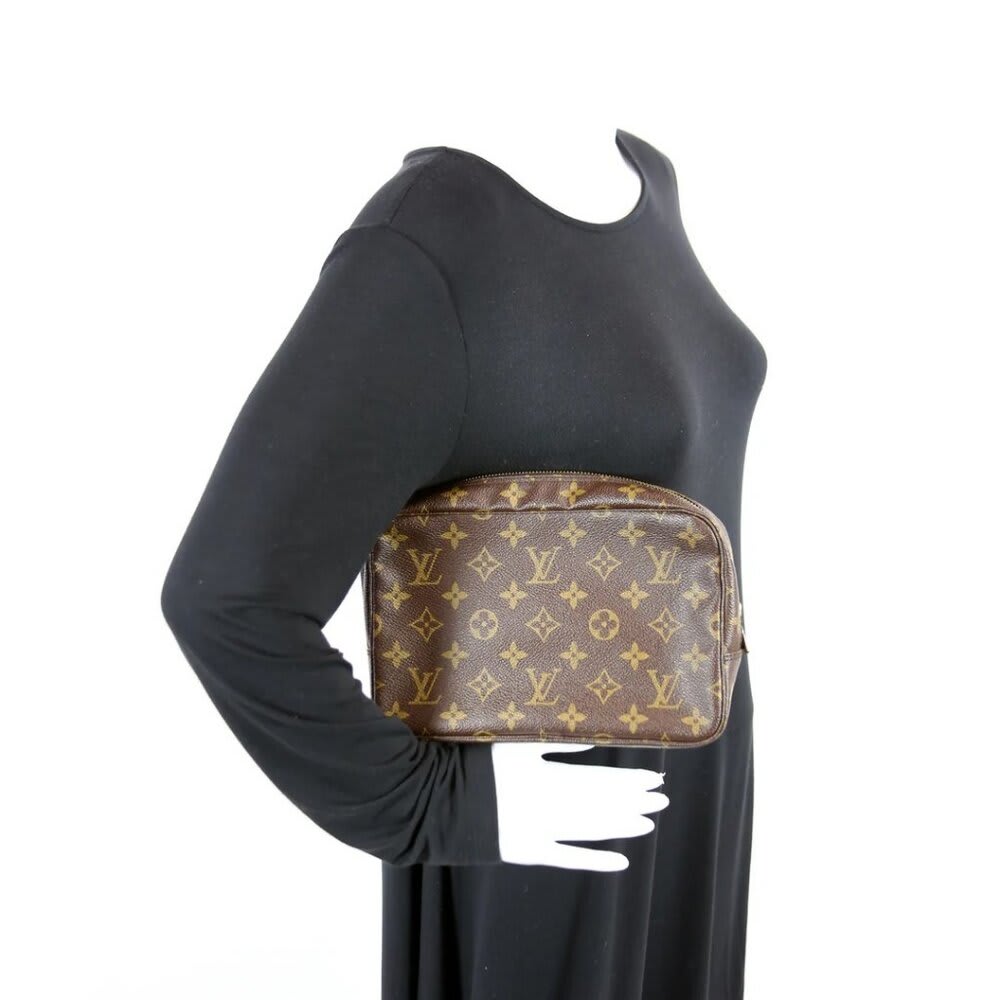 Louis Vuitton Monogram Trousse Toilette 23 Cosmetic Pouch Vanity Case — view 3