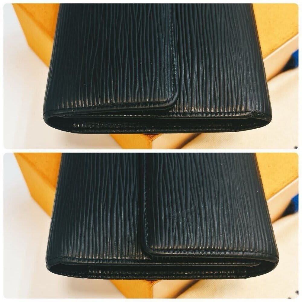 Louis Vuitton Porte Tresor International Trifold Epi Leather Wallet — view 6