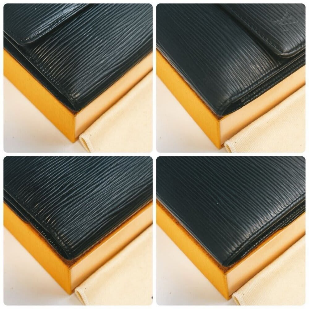 Louis Vuitton Porte Tresor International Trifold Epi Leather Wallet — view 9