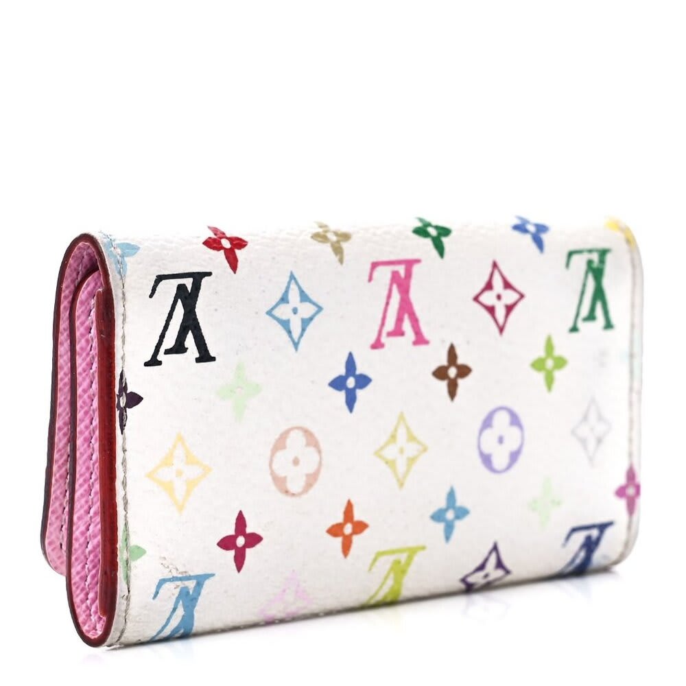Louis Vuitton Multicolor Monogram Multicles 4 key Holder Case White