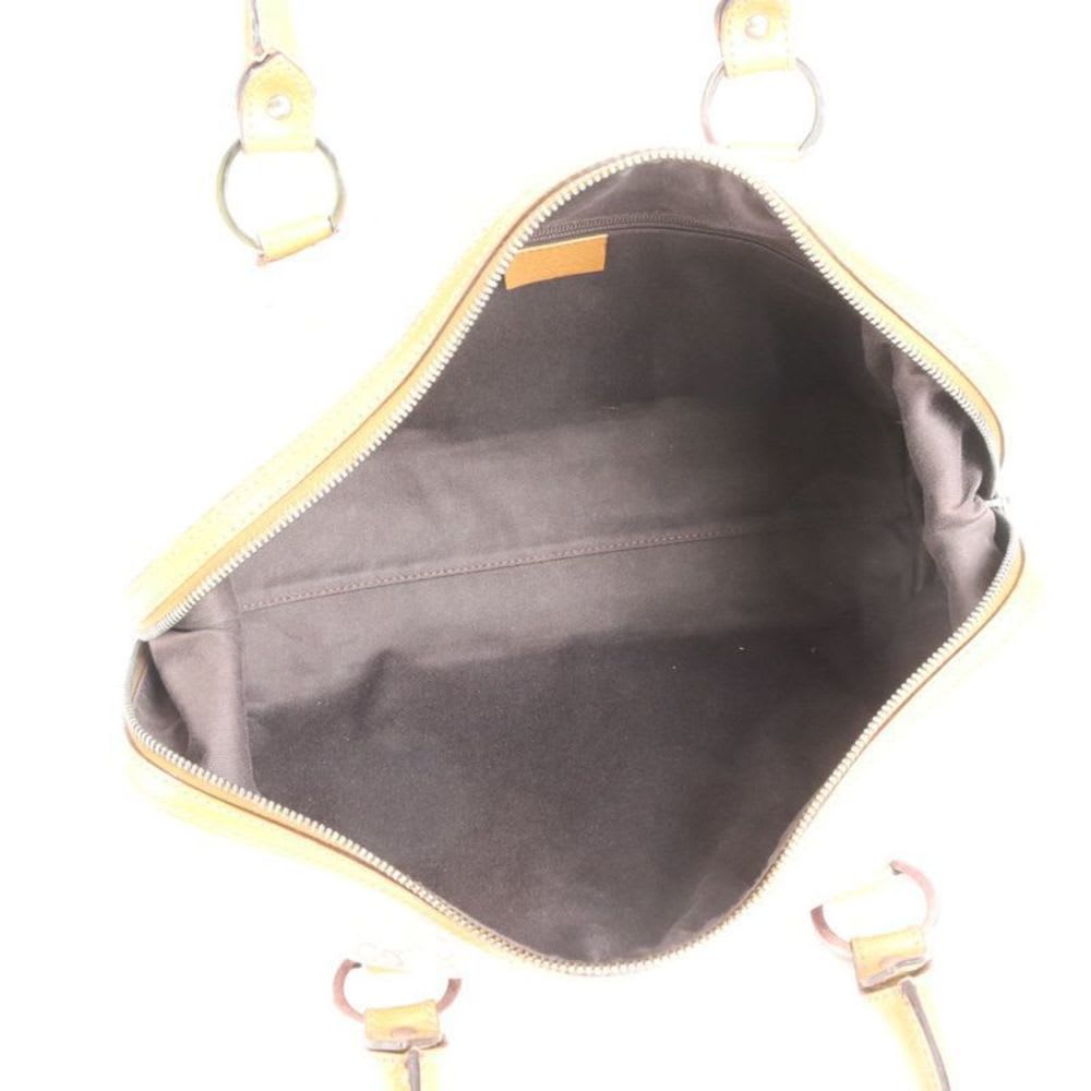 Gucci GG Sherry Pink Mini Boston Leather Handbag Tote Silver Hw Canvas — view 8