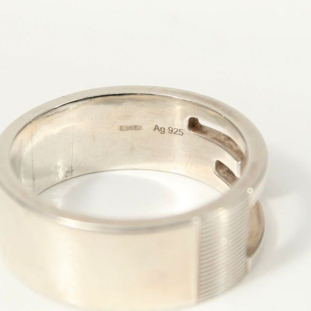 Gucci Ring Size 15 Interlocking G Logo — view 8