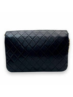 Chanel Vintage Quilted Lambskin Leather Shoulder Bag Chain