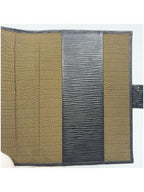 Fendi Epi Leather Agenda Pass Port Cover Case Notebook Black