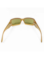 Chanel CC Vintage Logo Mother of Pearl Sunglasses 6022-Q Brown Amber — view 5