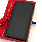 Louis Vuitton Wallet Taiga Portefeuille Brazza NM Black — view 2