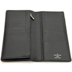Louis Vuitton Wallet Taiga Portefeuille Brazza NM Black — view 3