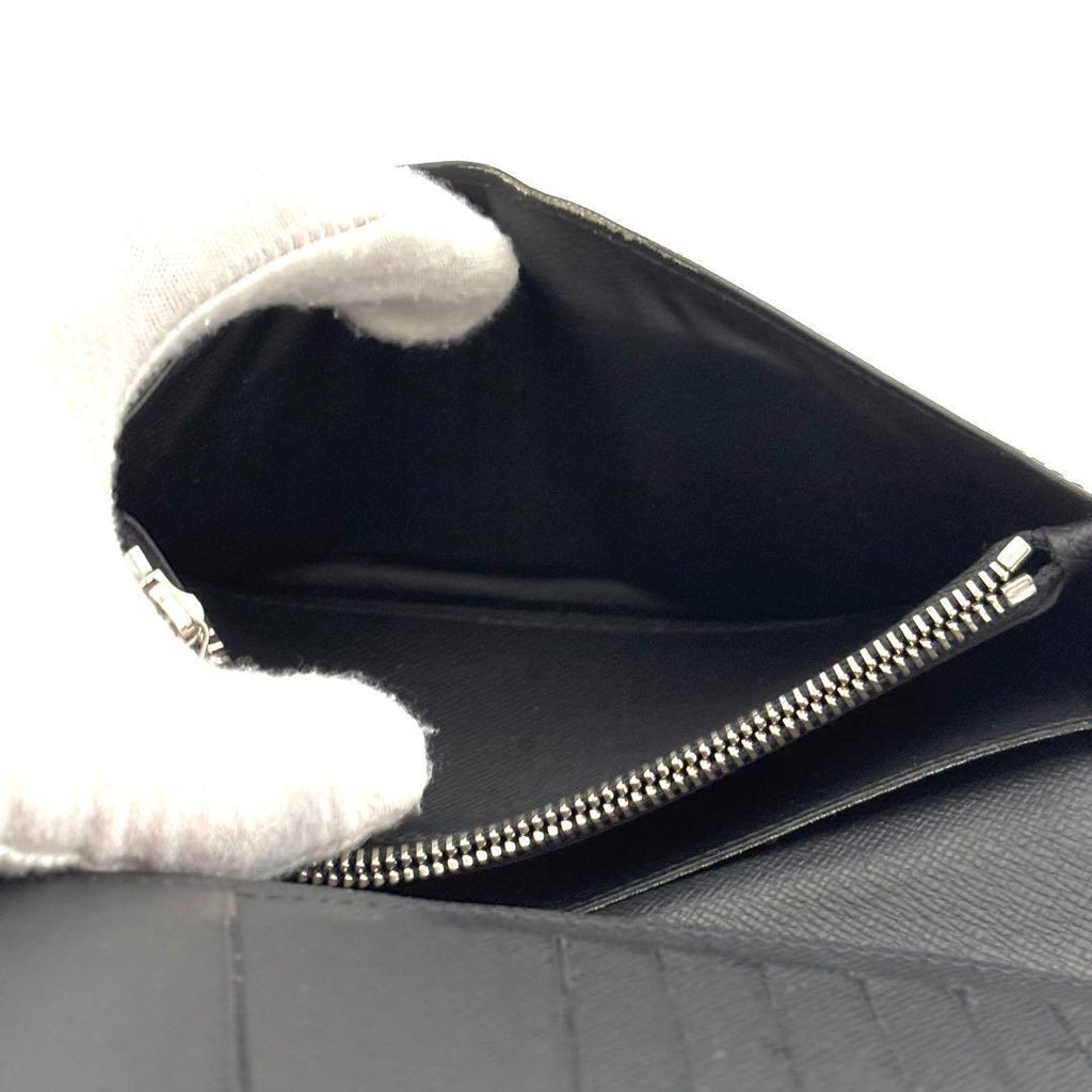 Louis Vuitton Wallet Taiga Portefeuille Brazza NM Black — view 4