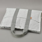 Hermes New Fourre Tout MM Tote Bag Canvas Gray Black — view 4