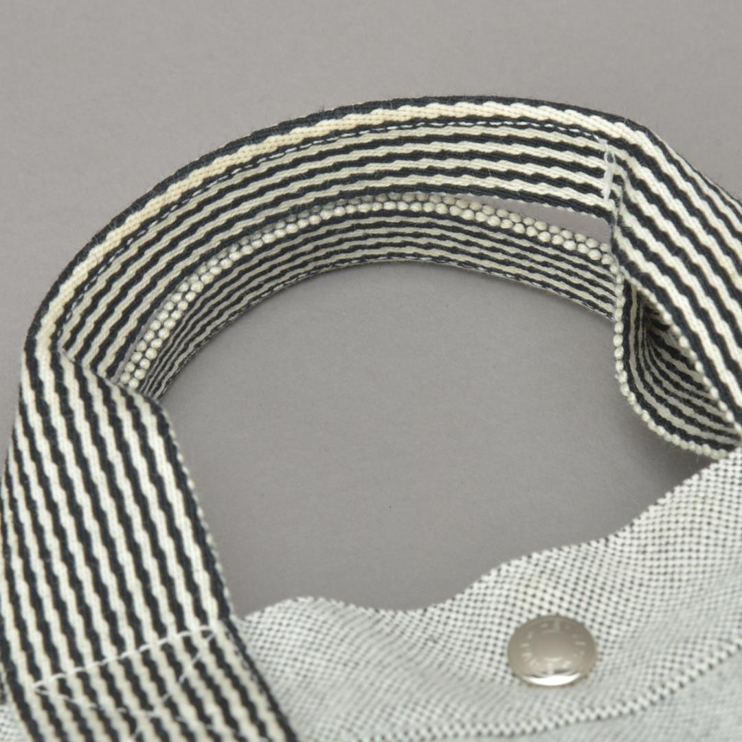 Hermes New Fourre Tout MM Tote Bag Canvas Gray Black — view 5