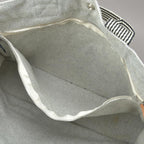 Hermes New Fourre Tout MM Tote Bag Canvas Gray Black — view 7