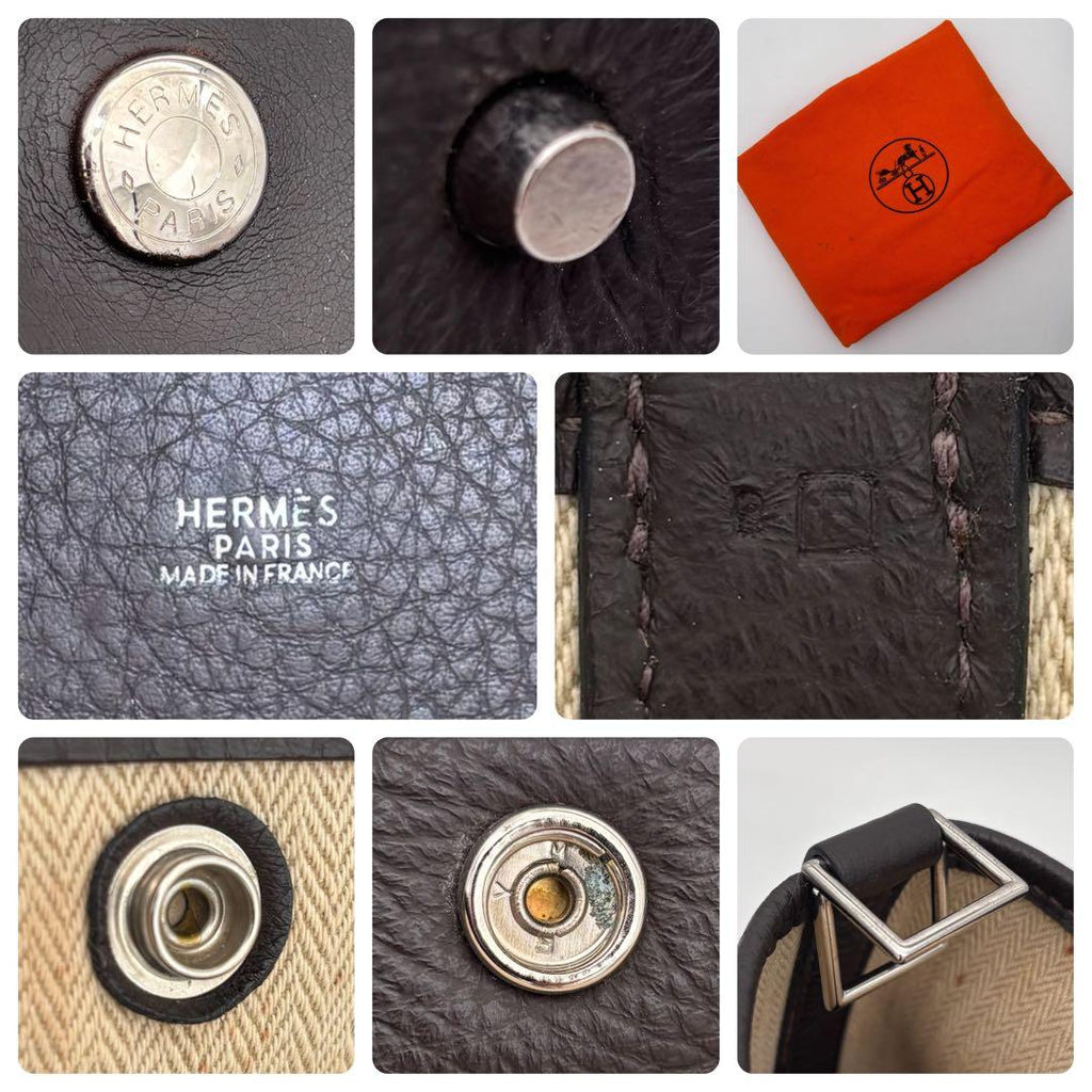 Hermes Picotin GM Long Tote Dark Brown Amazonia — view 9
