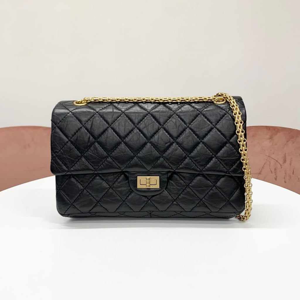 Chanel Quilted 2.55 CC Logo Turnlock Shoulder